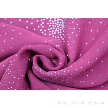 100% polyester chiffong med dropptyg